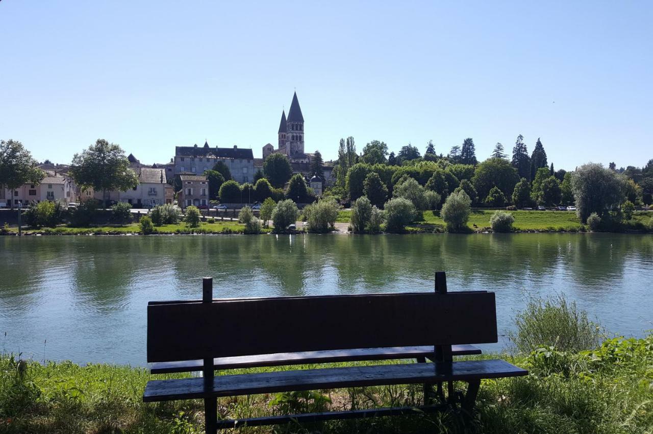 Tournus Belle Maison Vue Sur Saone Kültér fotó